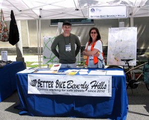 Mark Elliot and Ellen Lutway at the BBBH Earth Day booth