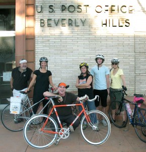 Group photo in front of the old Post Office