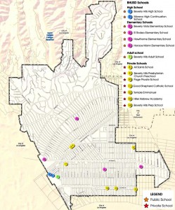 Map of BH schools