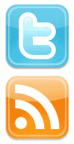 Twitter & RSS buttons