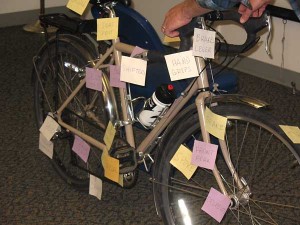 Confident city cycling exhibit Confident city cycling: bike exhibit