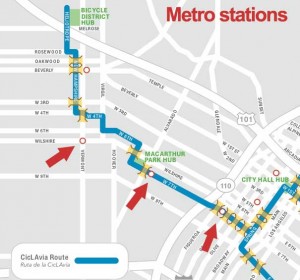 CicLAVia-Metro-stations CicLAVia-Metro-stations