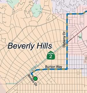 Amgen Tour 2012 map detail