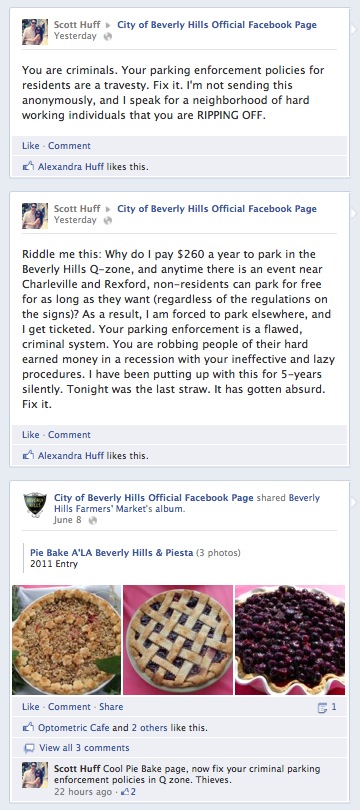 Scott Huff's Facebook comments