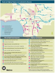 Metro Measure J projects map