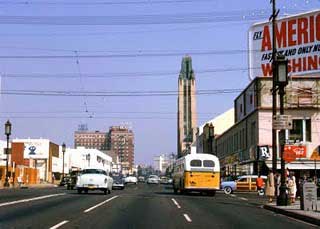 Wilshire Boulevard circa 1954