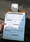 Bike count 2013 clipboard