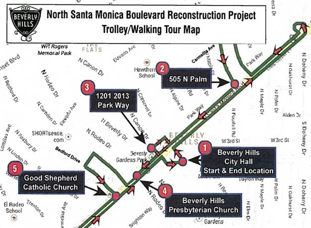 Santa Monica Blvd project tour: the itinerary
