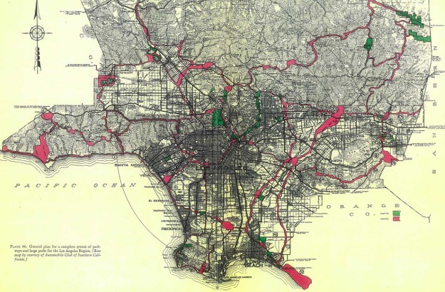 Olmsted and Bartholomew's Park and Playgrounds map
