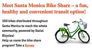 Santa Monice bike-share system promo