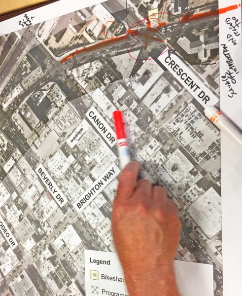 Walk audit: South Santa Monica mapping