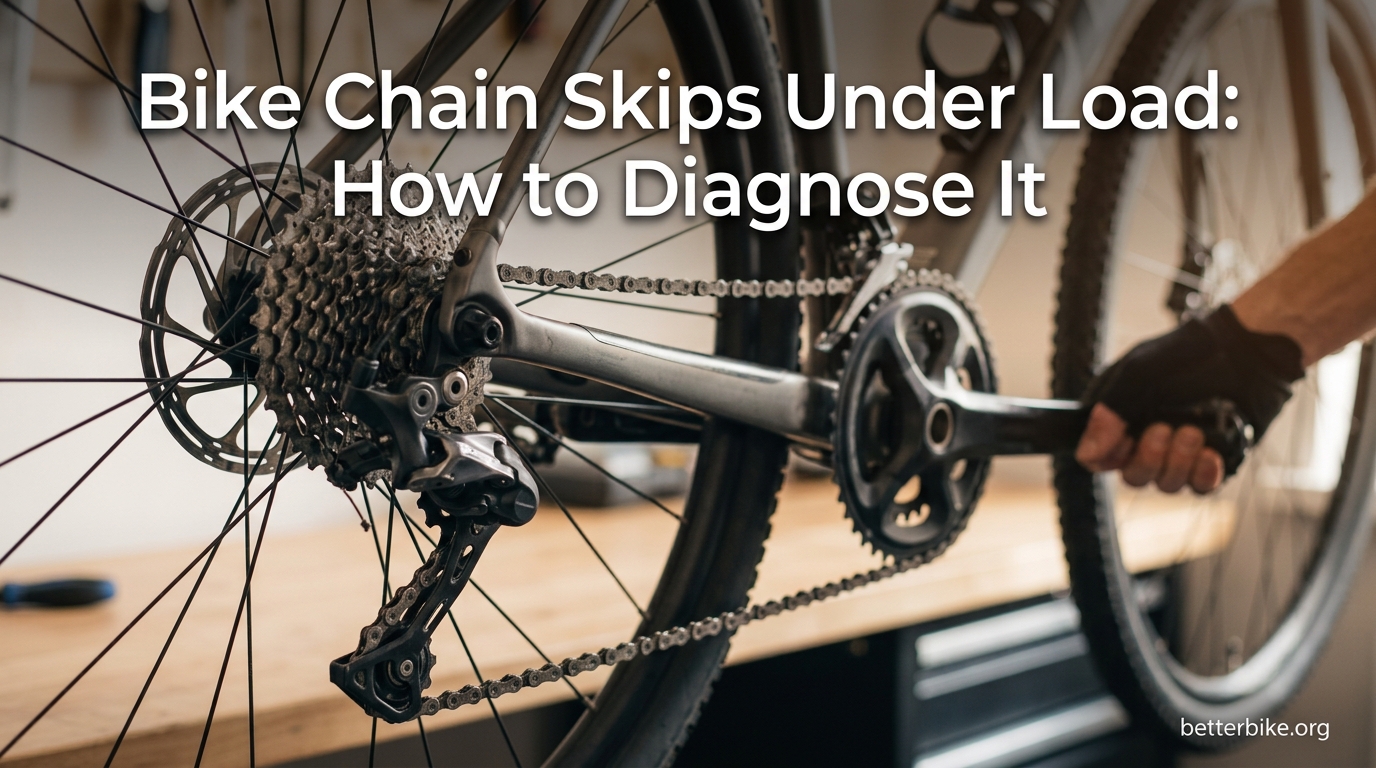 Bike Chain Skips Under Load How to Diagnose It