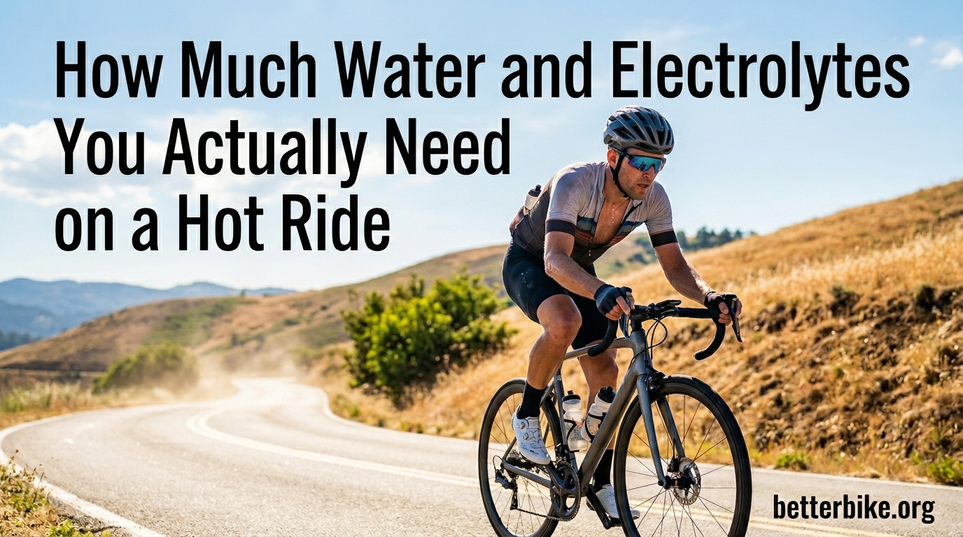 How Much Water and Electrolytes You Actually Need on a Hot Ride