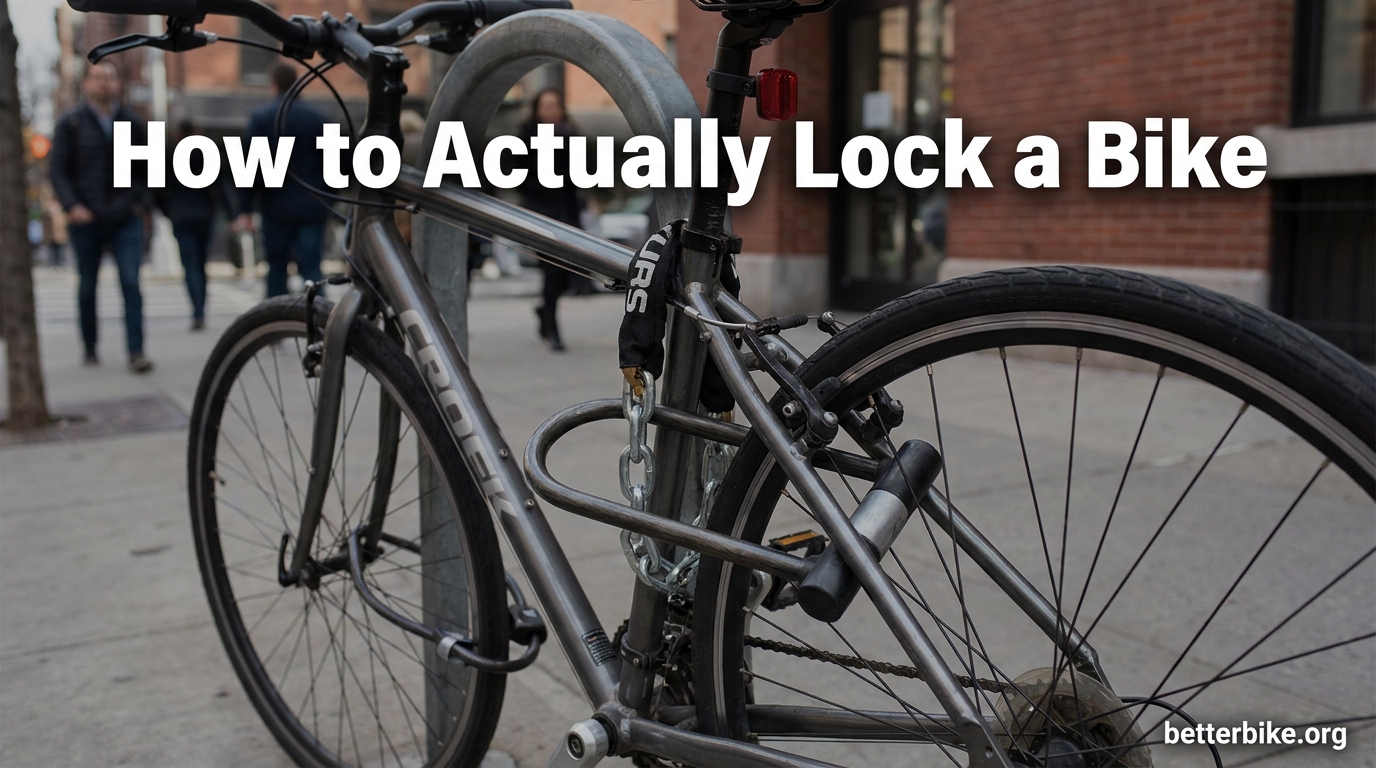 How to Actually Lock a Bike