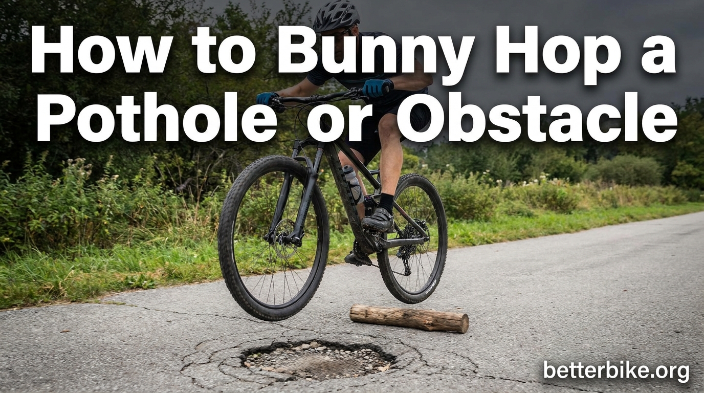 How to Bunny Hop a Pothole or Obstacle