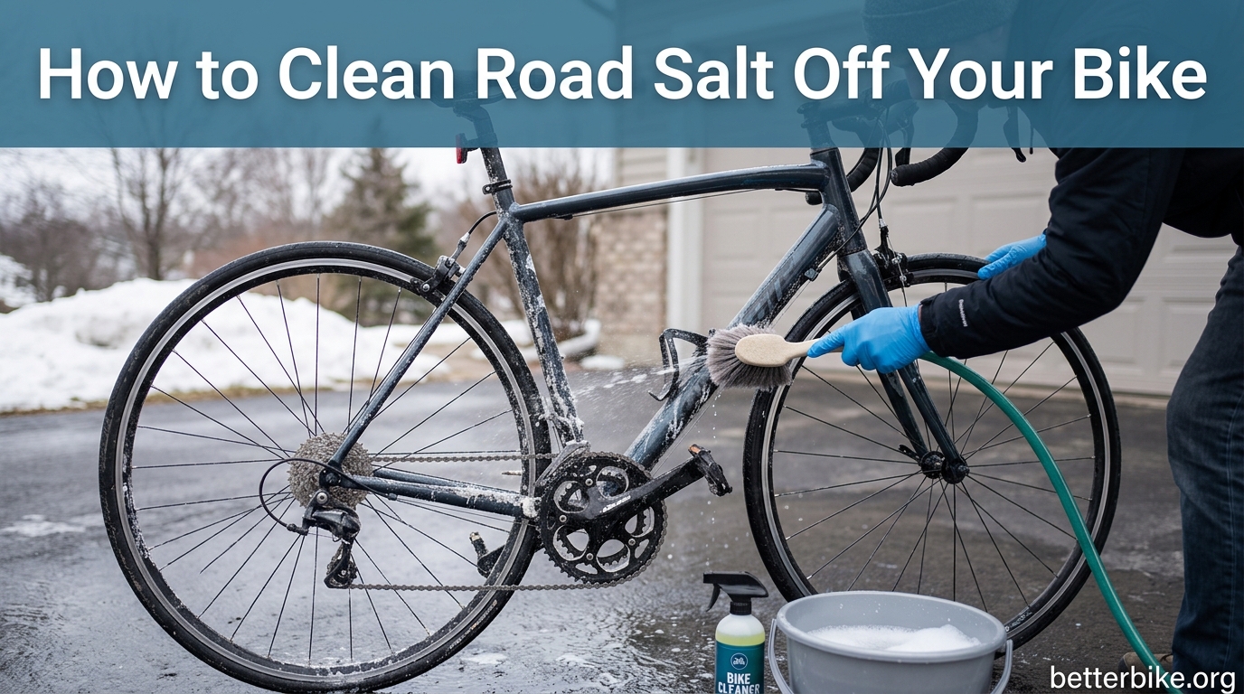 How to Clean Road Salt Off Your Bike