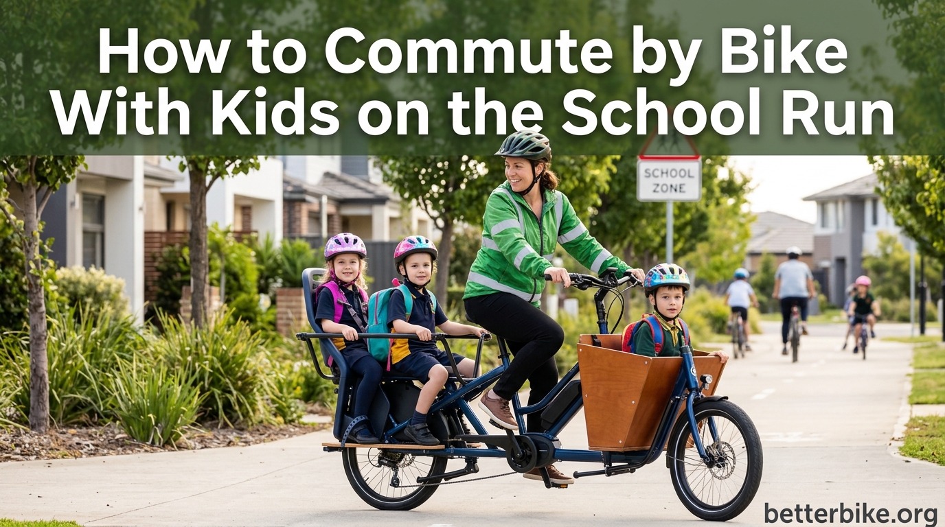 How to Commute by Bike With Kids on the School Run