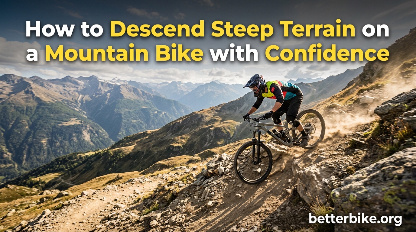 How to Descend Steep Terrain on a Mountain Bike with Confidence