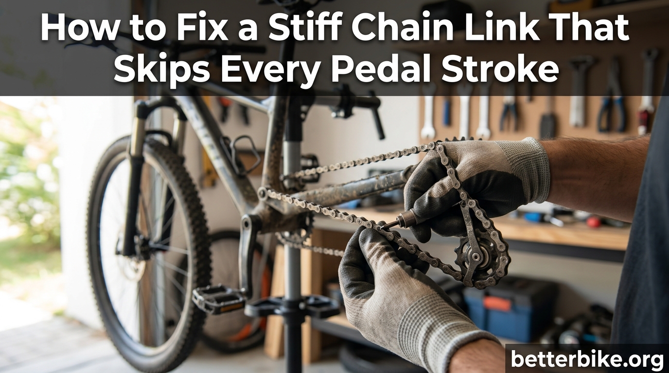 How to Fix a Stiff Chain Link That Skips Every Pedal Stroke