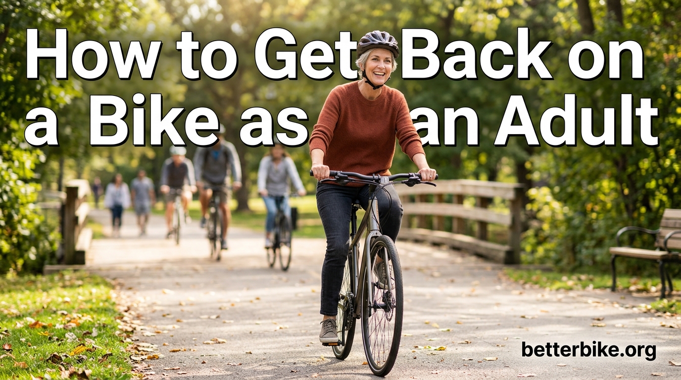How to Get Back on a Bike as an Adult