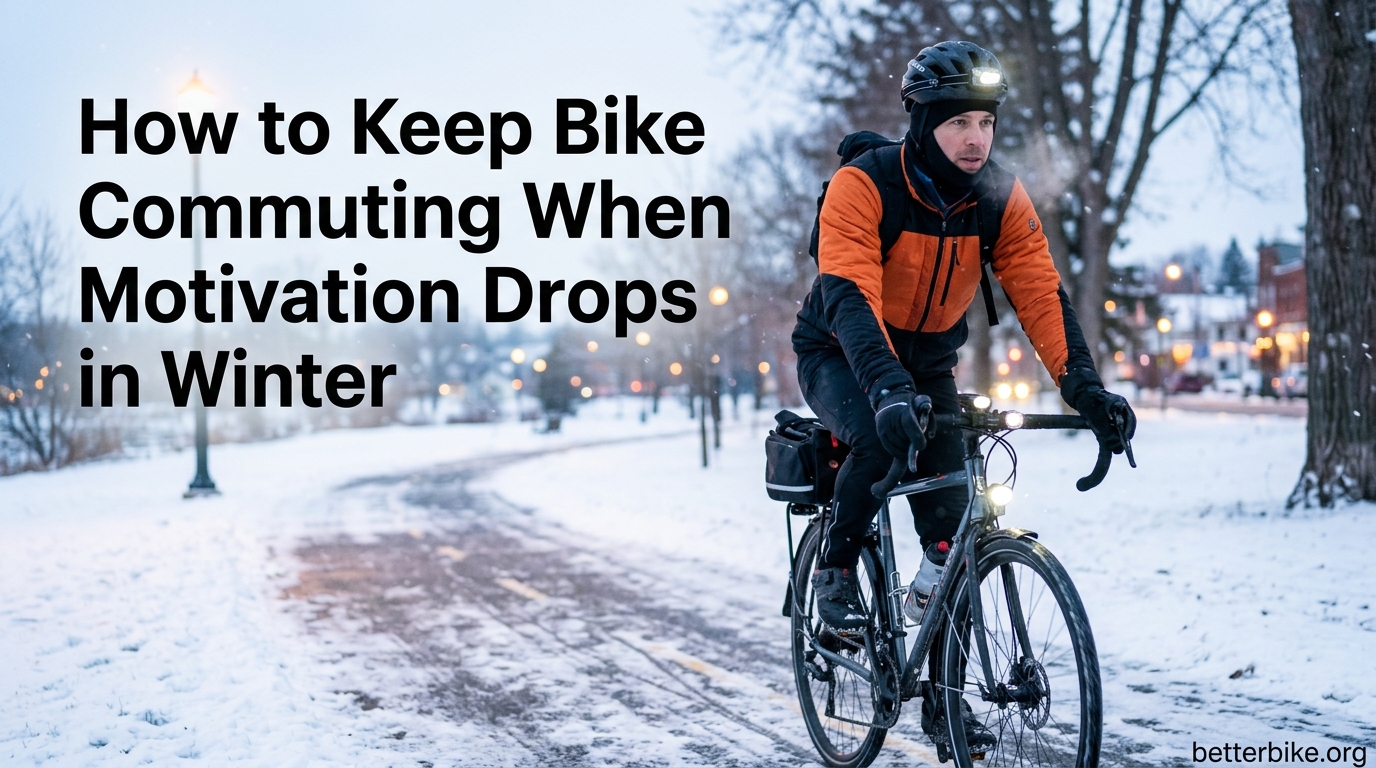 How to Keep Bike Commuting When Motivation Drops in Winter