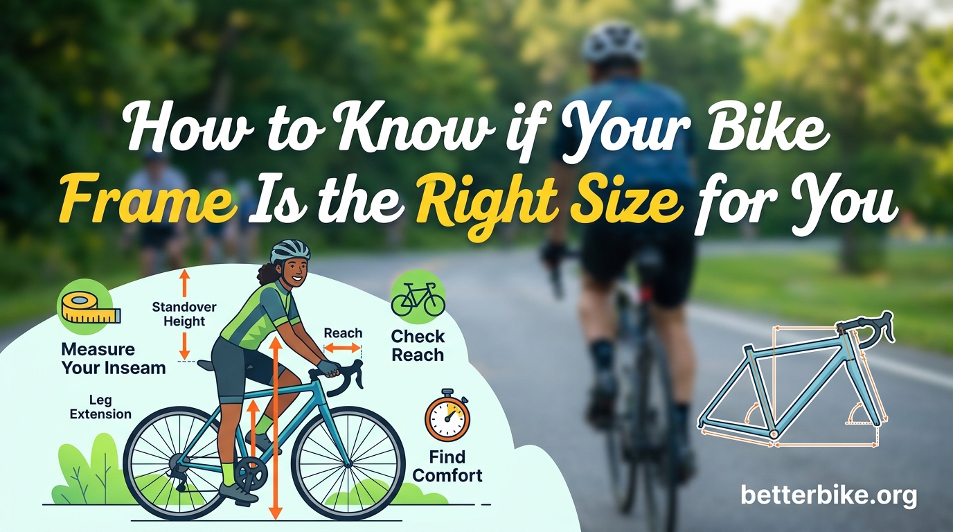 How to Know if Your Bike Frame Is the Right Size for You