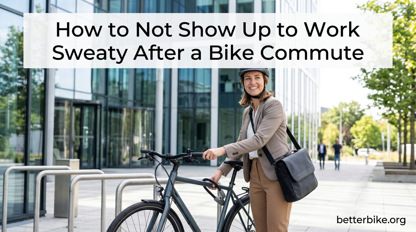 How to Not Show Up to Work Sweaty After a Bike Commute