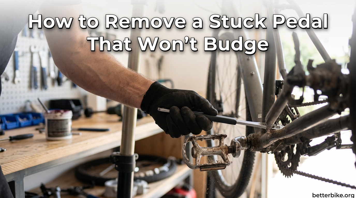 How to Remove a Stuck Pedal That Won't Budge