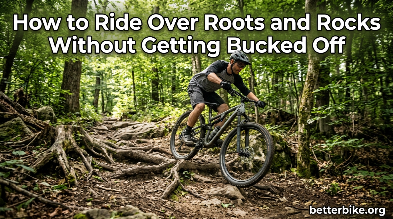How to Ride Over Roots and Rocks Without Getting Bucked Off