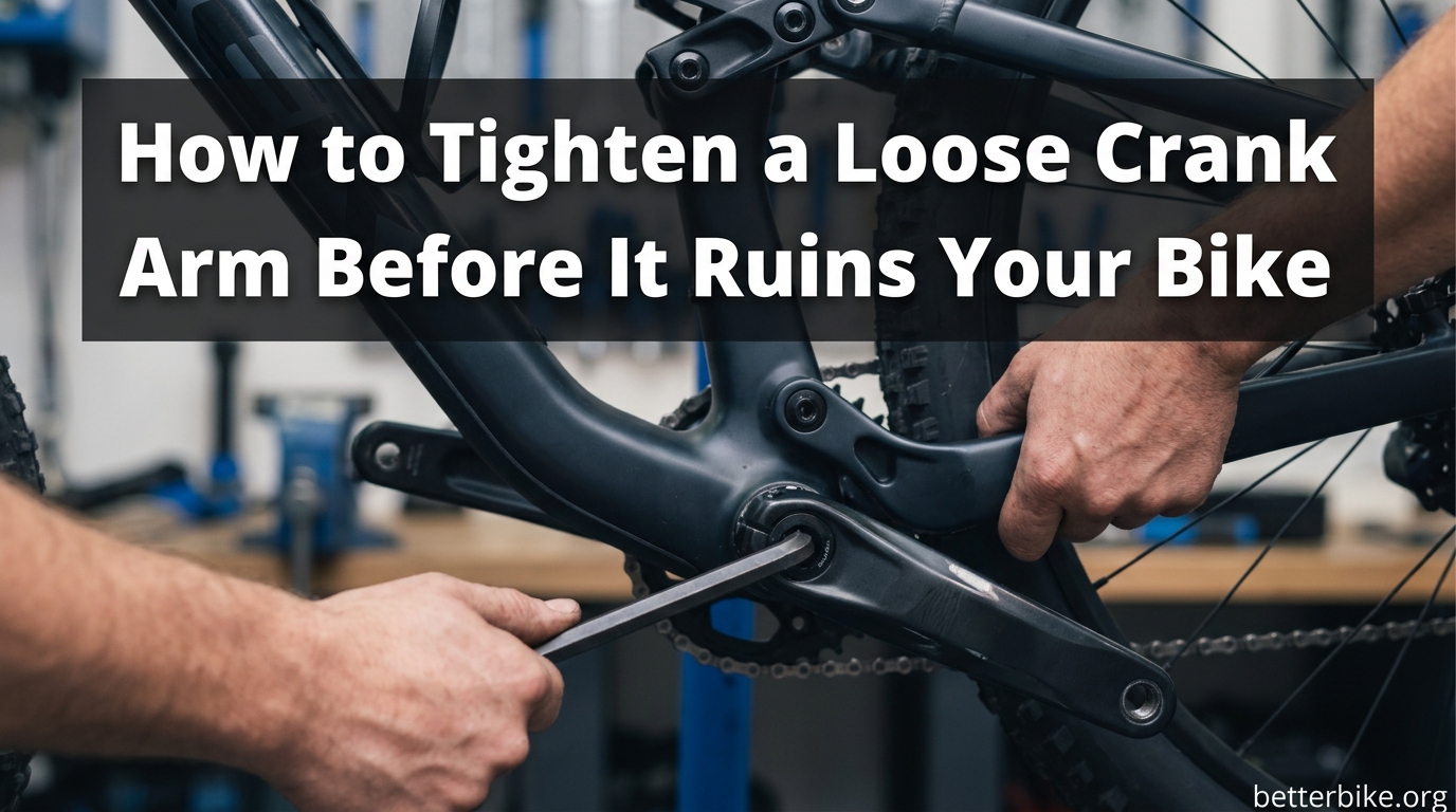 How to Tighten a Loose Crank Arm Before It Ruins Your Bike