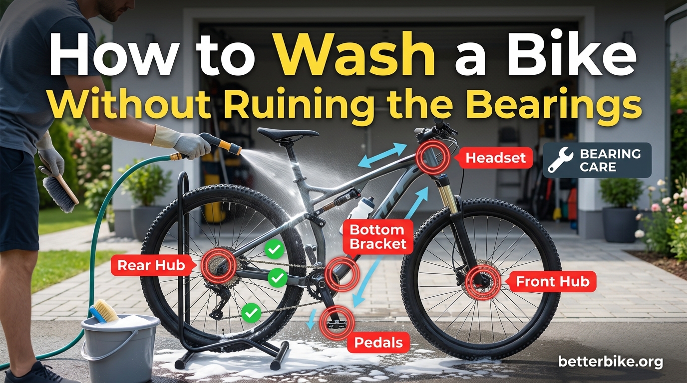 How to Wash a Bike Without Ruining the Bearings