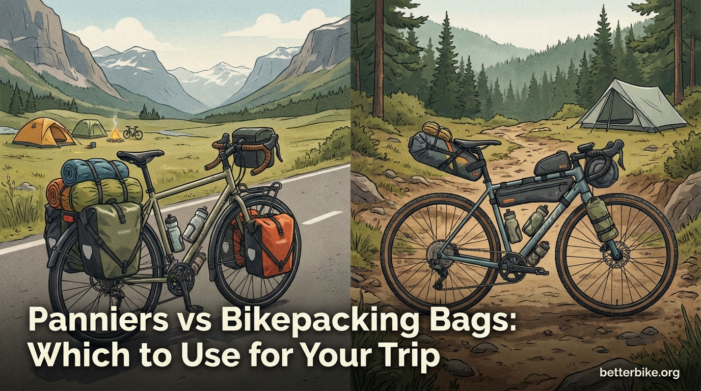 Panniers vs Bikepacking Bags Which to Use for Your Trip