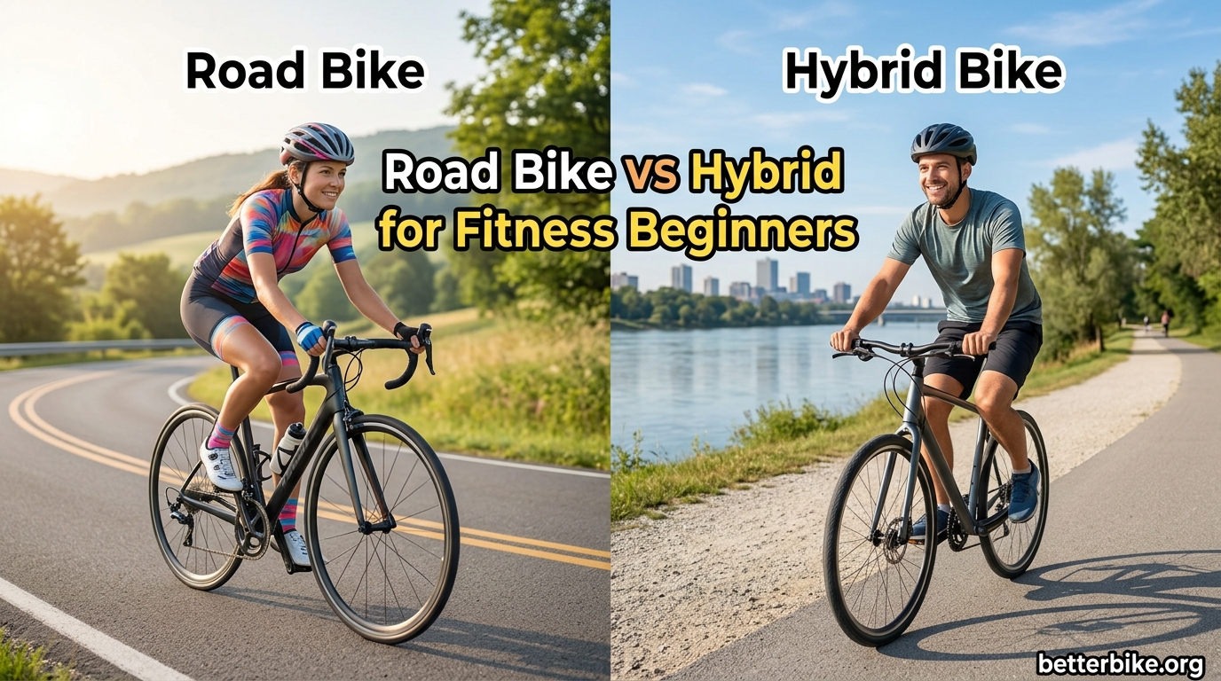 Road Bike vs Hybrid for Fitness Beginners