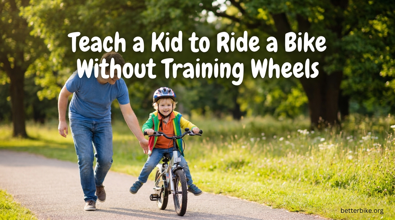 Teach a Kid to Ride a Bike Without Training Wheels