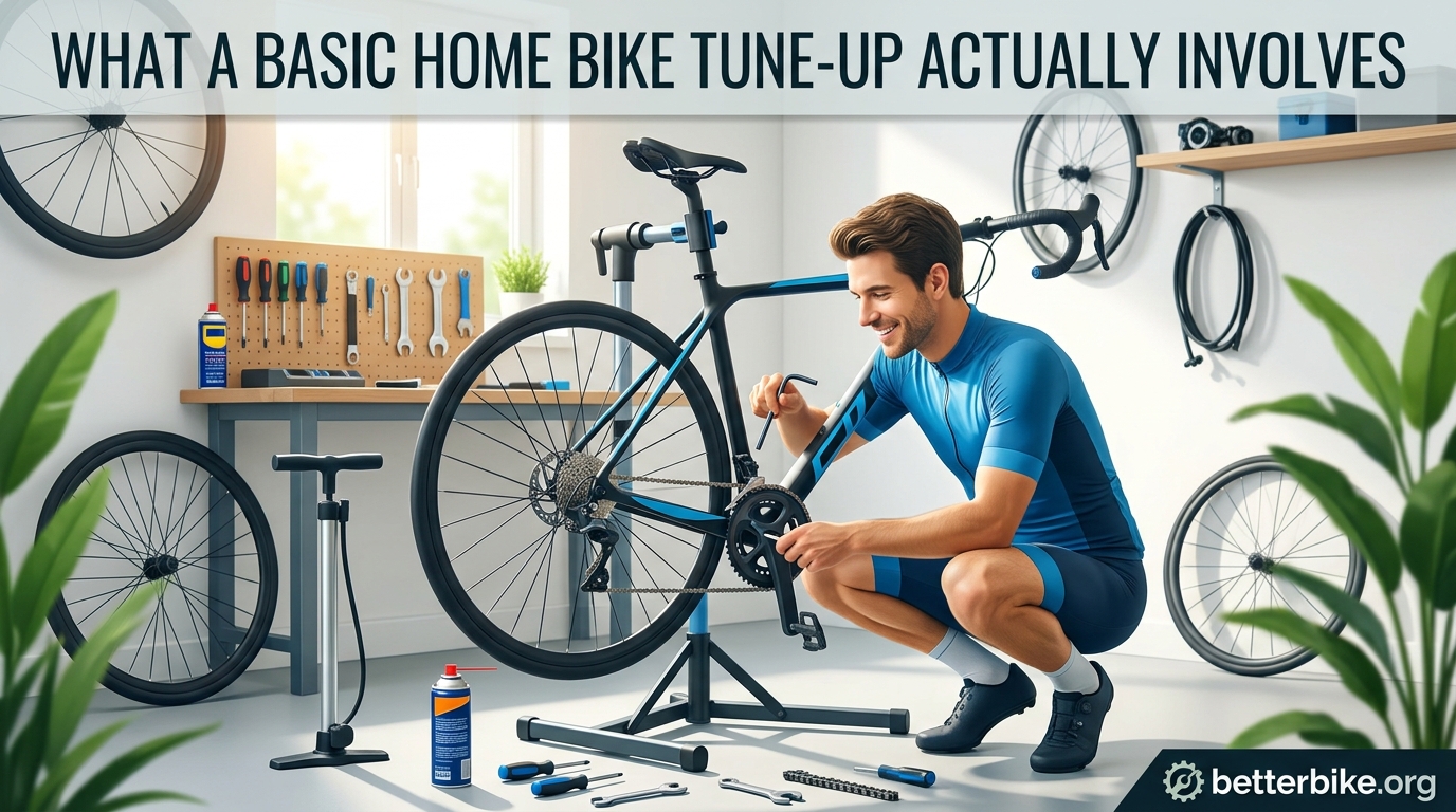 What a Basic Home Bike Tune-Up Actually Involves