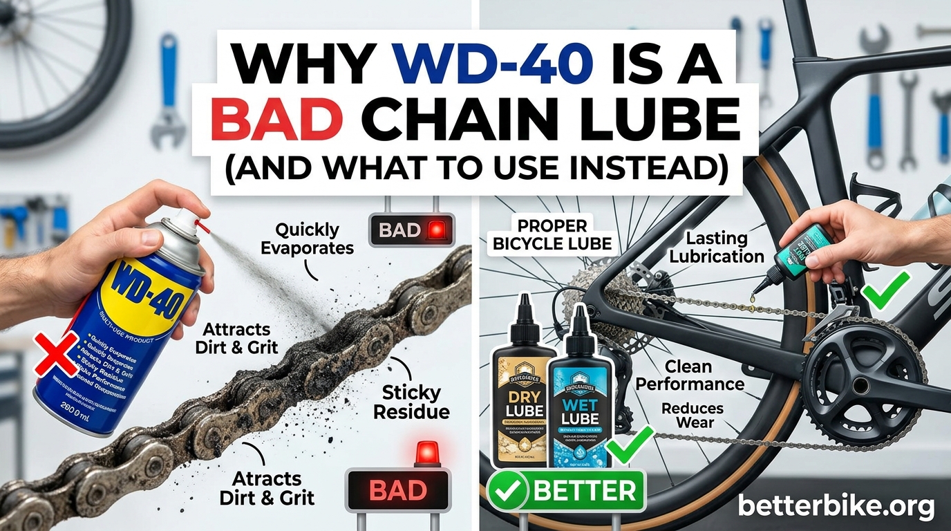 Why WD-40 Is a Bad Chain Lube (And What to Use Instead