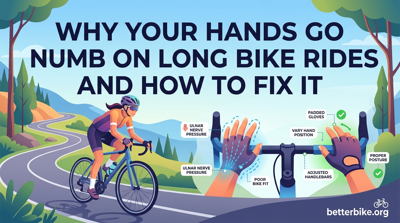 Why Your Hands Go Numb on Long Bike Rides and How to Fix It