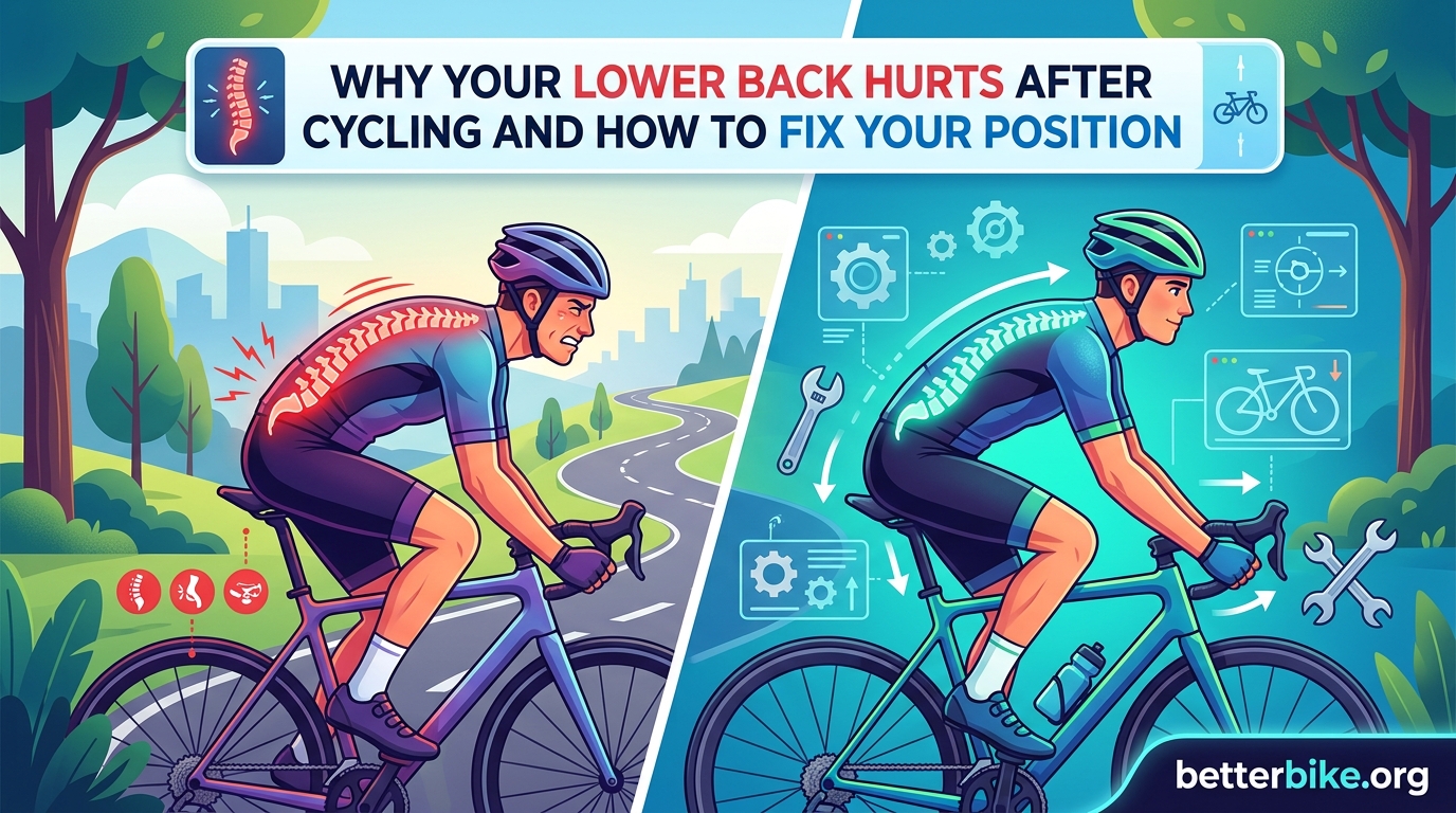 Why Your Lower Back Hurts After Cycling and How to Fix Your Position
