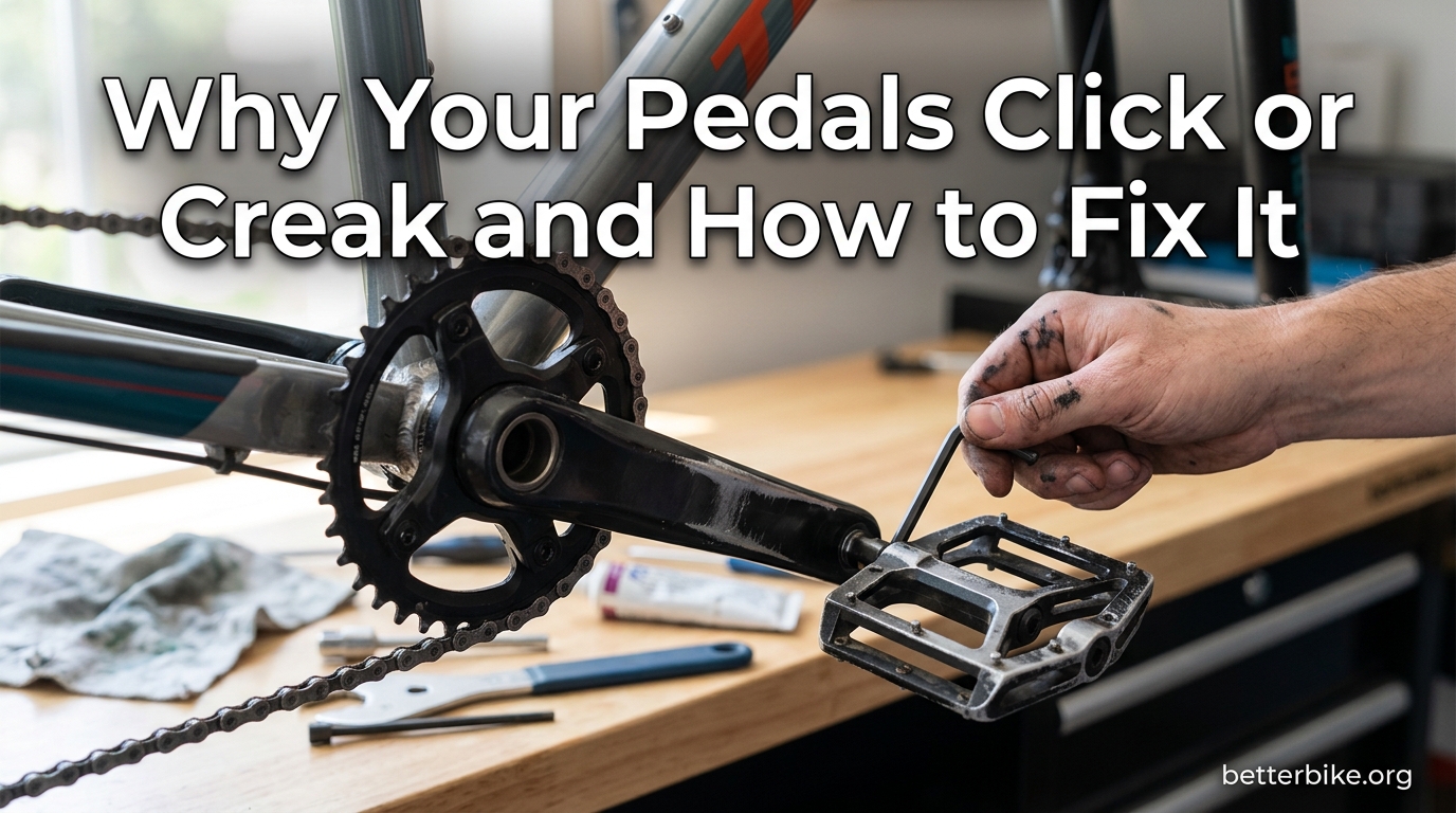 Why Your Pedals Click or Creak and How to Fix It