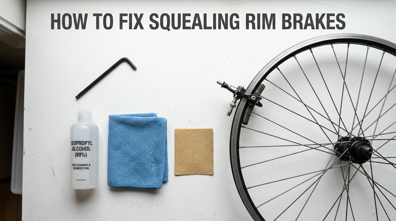 How to fix squealing rim brakes step by step