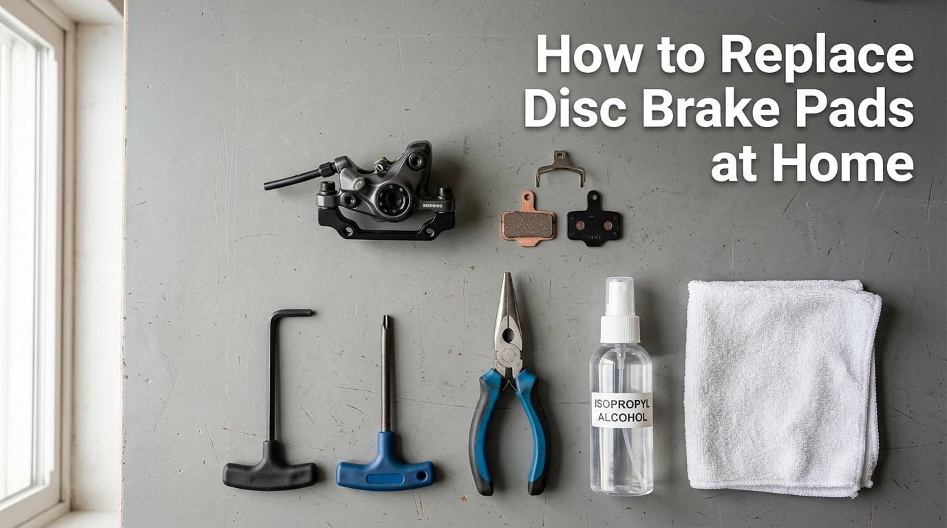 How to replace worn disc brake pads at home