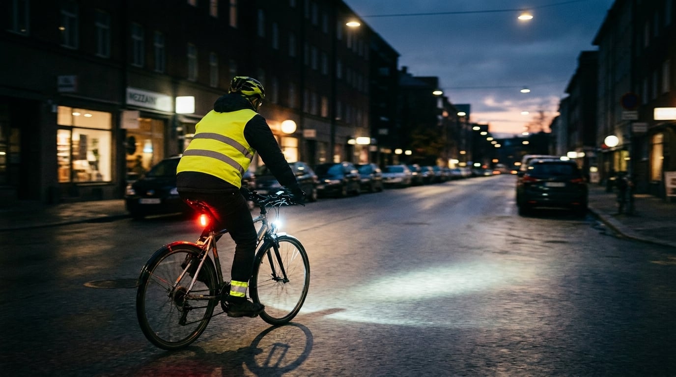 How to handle riding in the dark for your evening bike commute