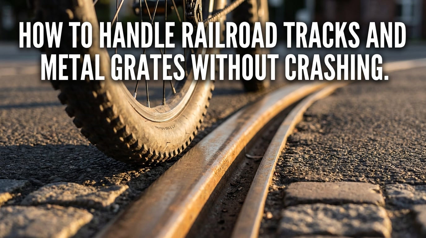 How to handle railroad tracks and metal grates without crashing