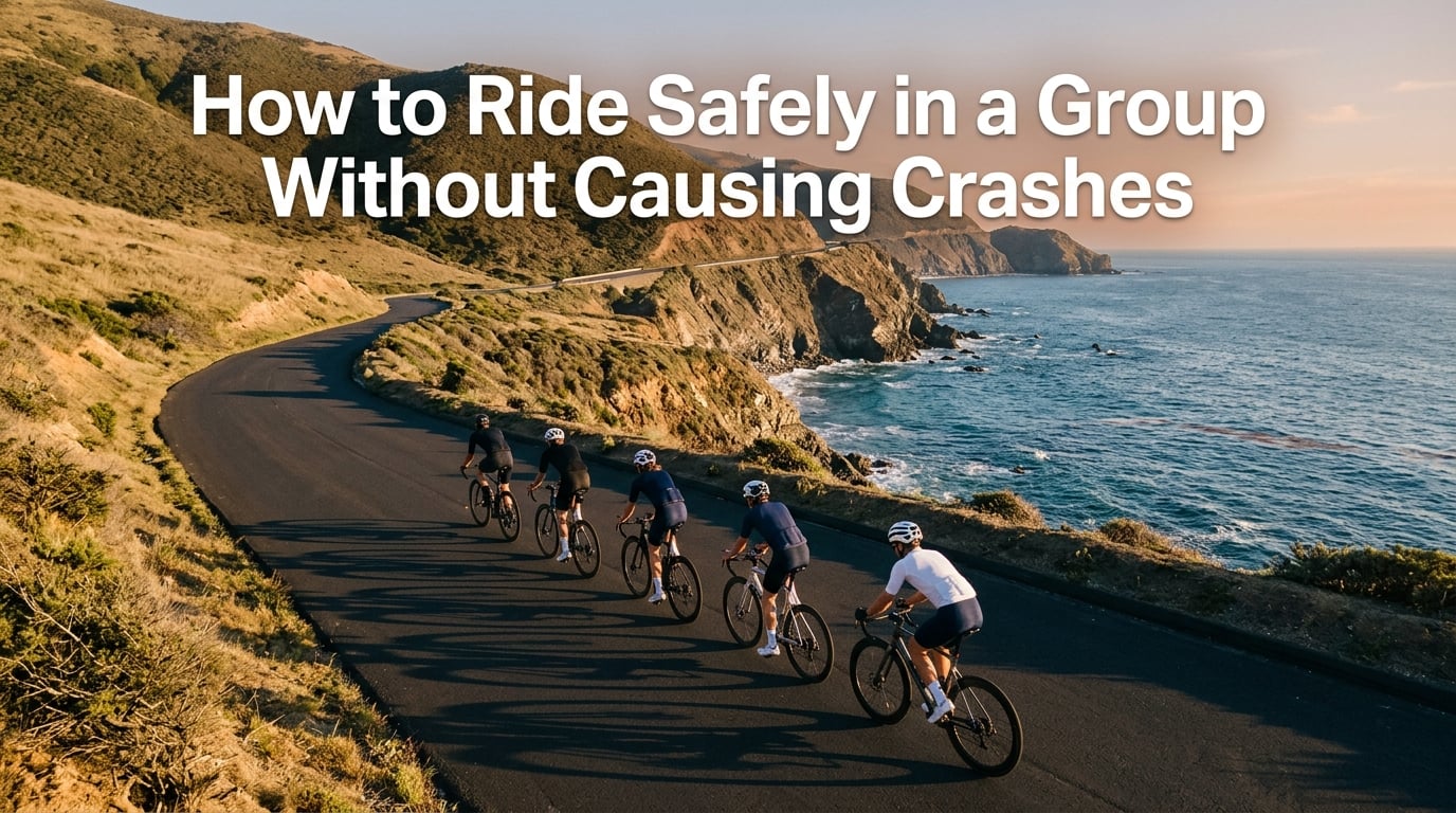 How to ride safely in a group without causing crashes