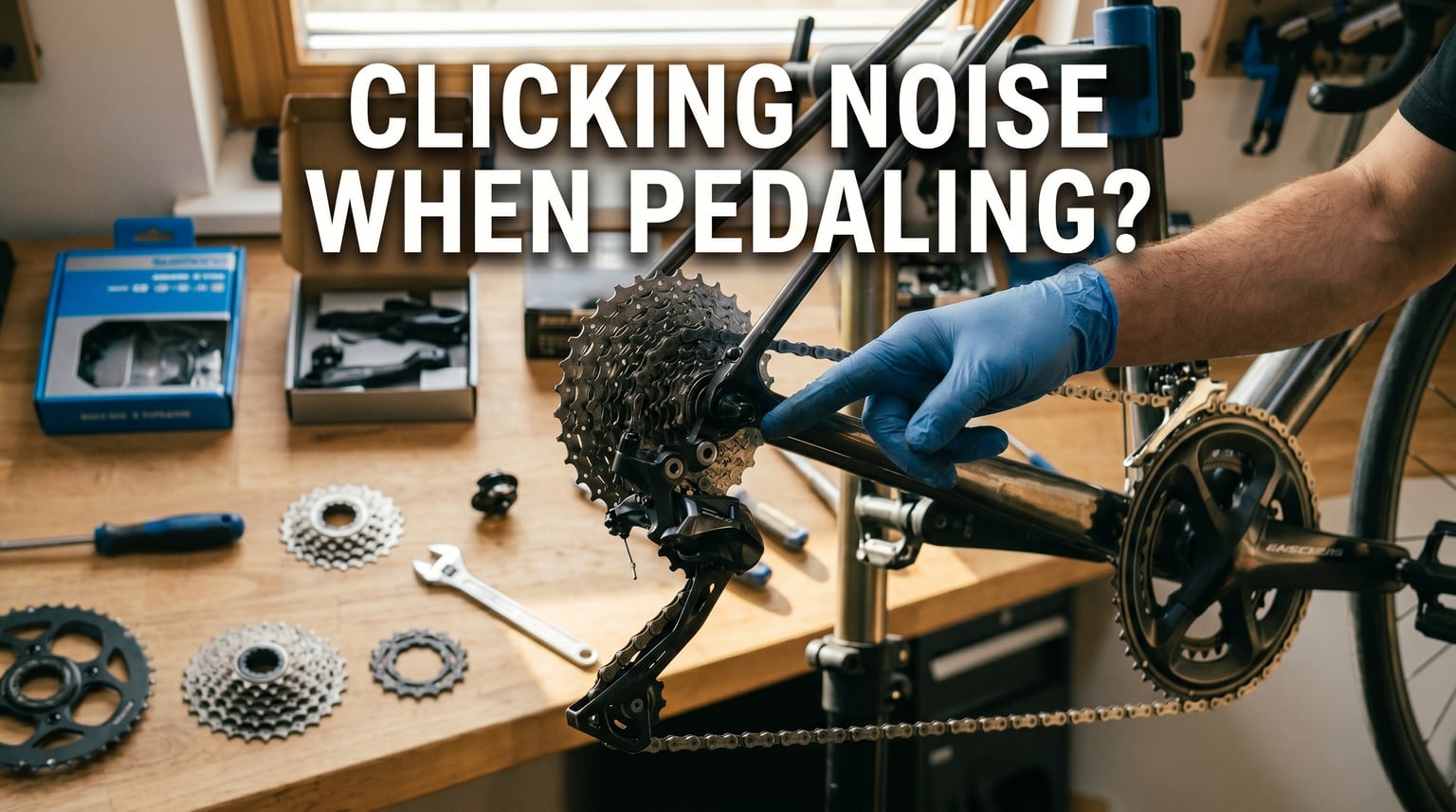 Clicking noise when pedaling that goes away when I coast