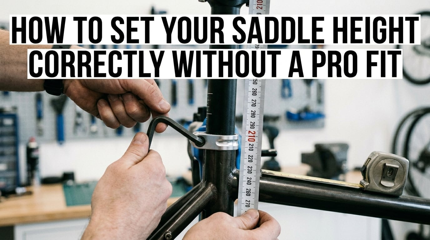 How to set your saddle height correctly without a pro fit