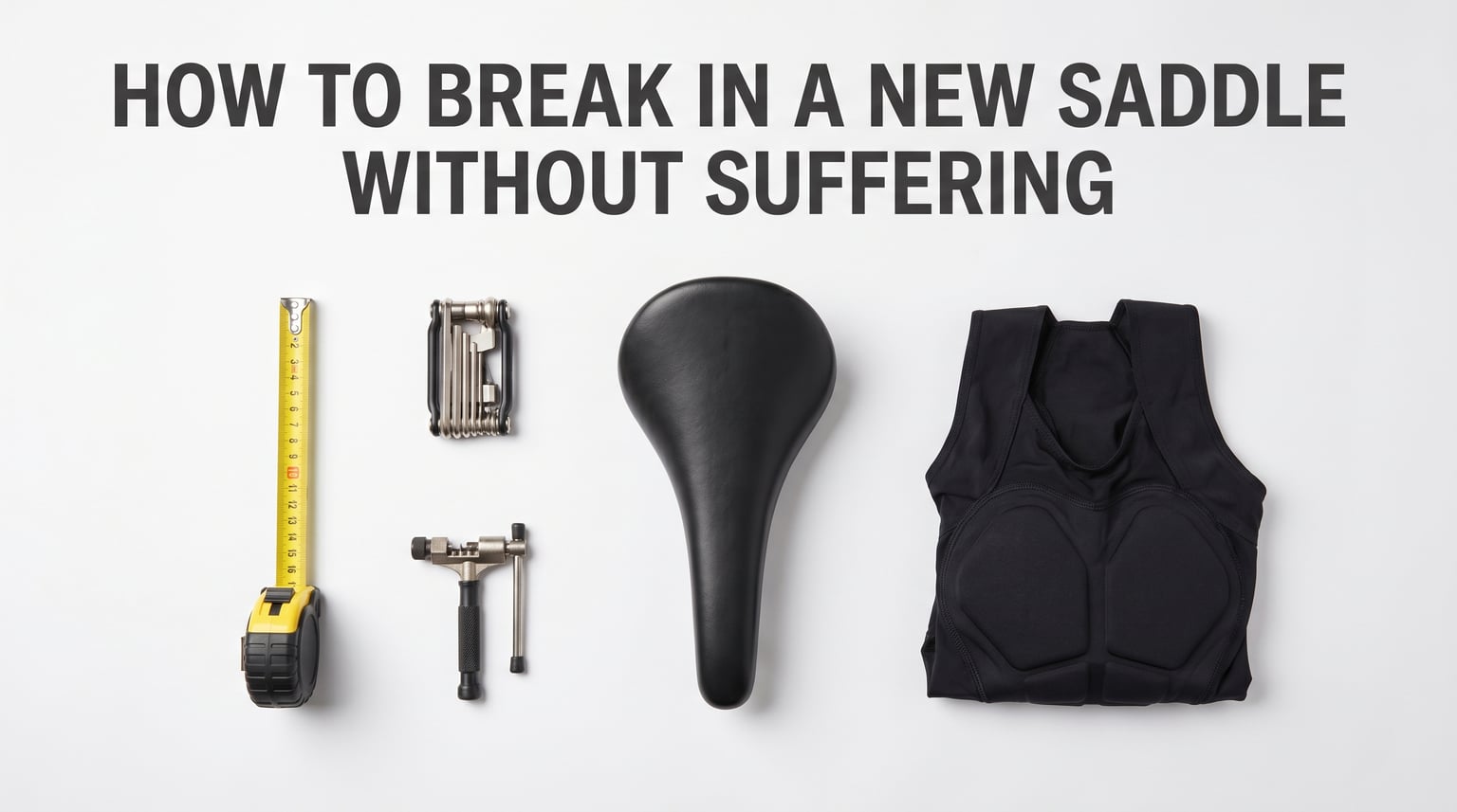How to break in a new saddle without suffering