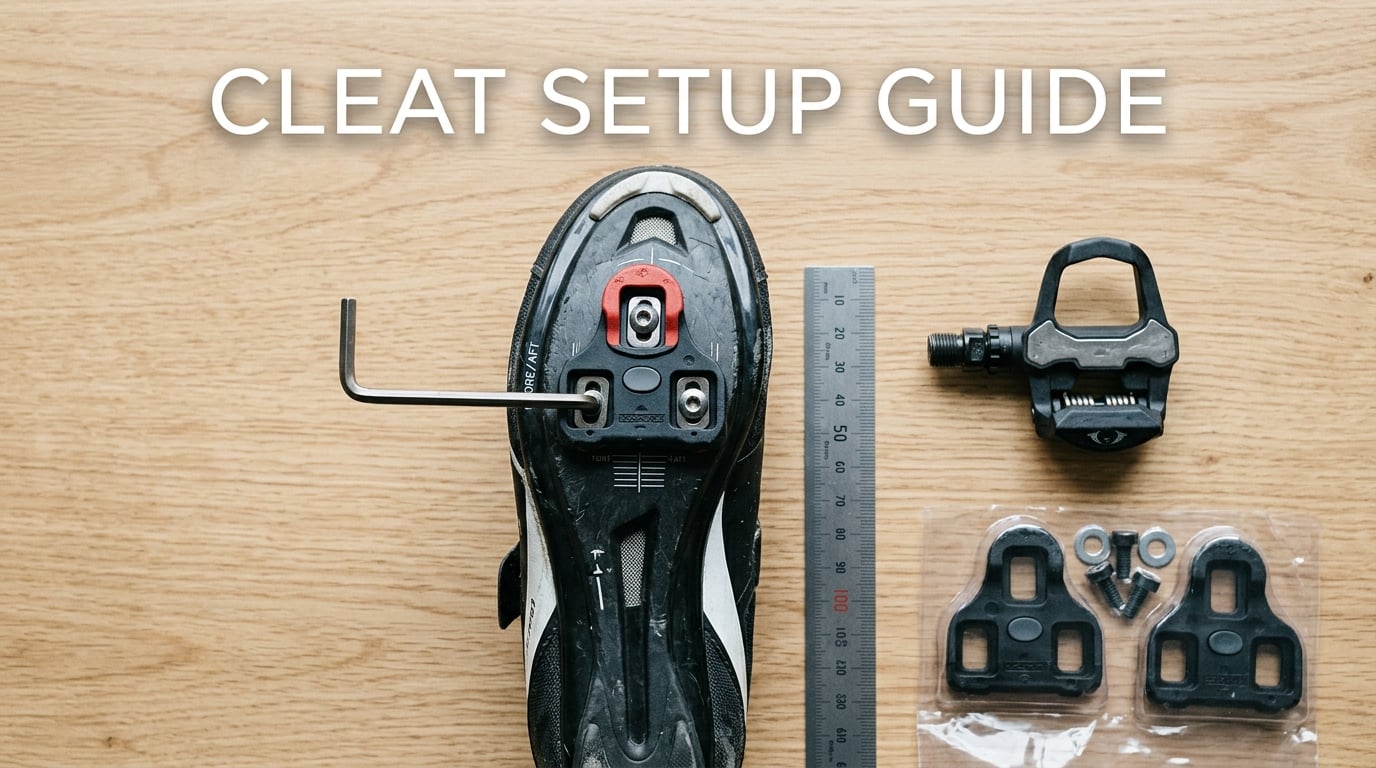 How to set up cleats to avoid knee pain with clipless pedals