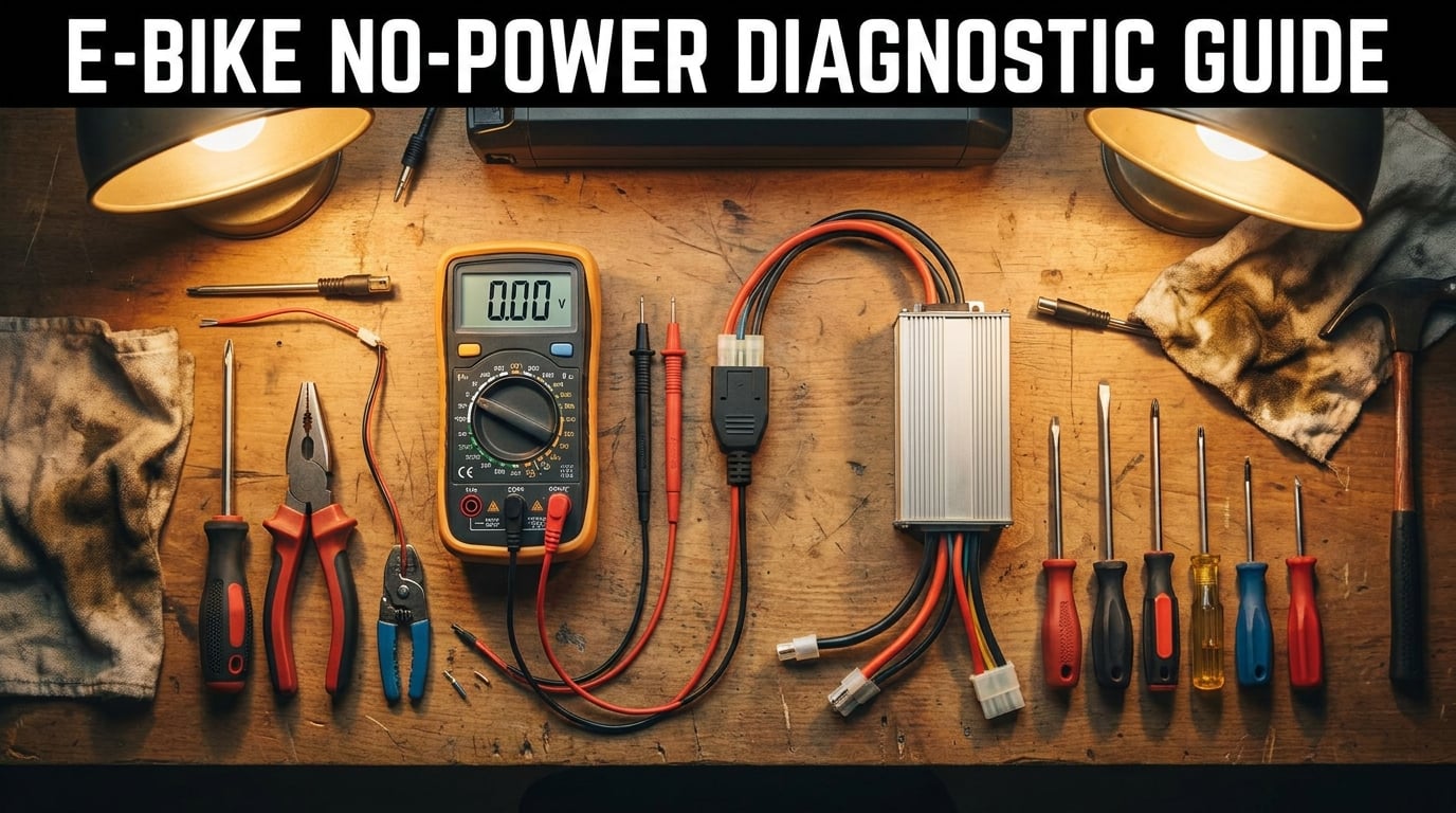 My e-bike won't turn on: how to diagnose a no-power problem