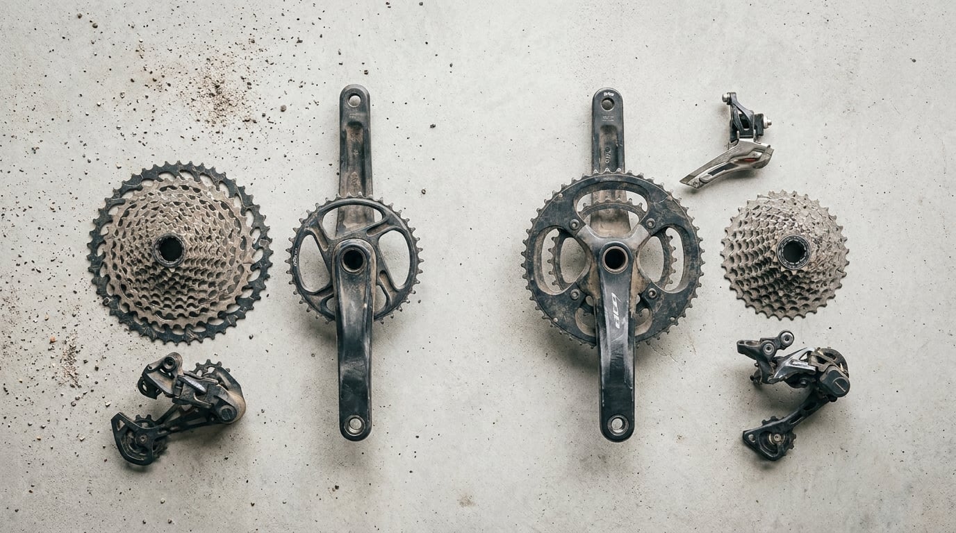 1x vs 2x drivetrain for gravel and commuting